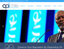 Tablet Screenshot of conferencepartners.com